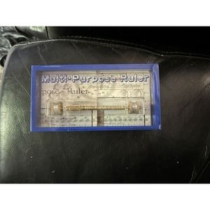 ABC MULTI-PURPOSE RULER IN BOX WITH INSTRUCTIONS.